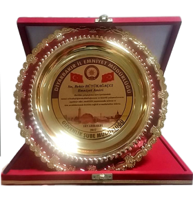 Metal Tabak Plaket KOD NO : HZ-003 Metal Tabak Plaket KOD NO : HZ-003